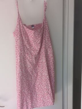 Old Navy Pink Floral Spaghetti-Strap Mini Dress